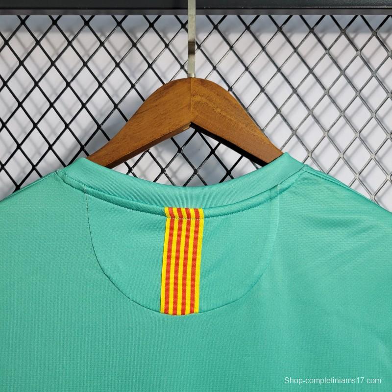 Retro 10/11 Barcelona Away Green Jersey