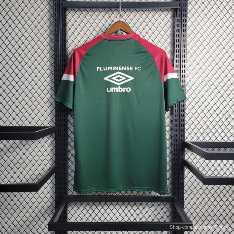 23-24 Fluminense Celestial Training Jersey Green+Red