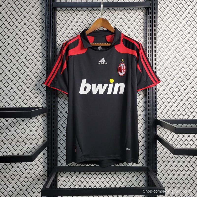 Retro 2007/08 AC Milan Third Black Jersey