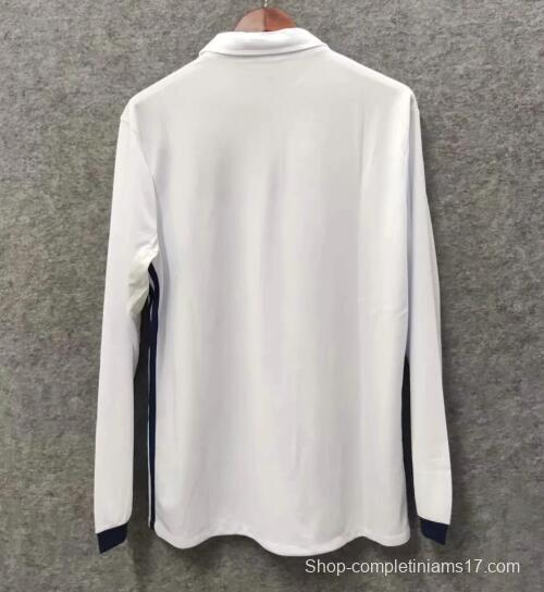 Retro 16/17 Real Madrid Home Long Sleeve Jersey