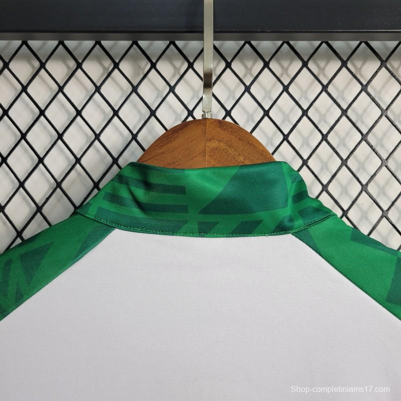 23-24 PALMEIRAS Green White Full Zipper Training Jacket