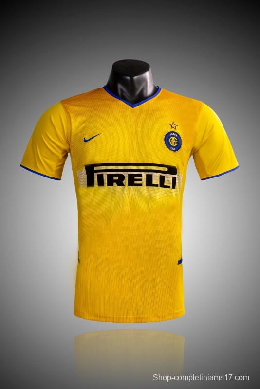 Retro 02/03 Inter Milan Third Yellow Jersey