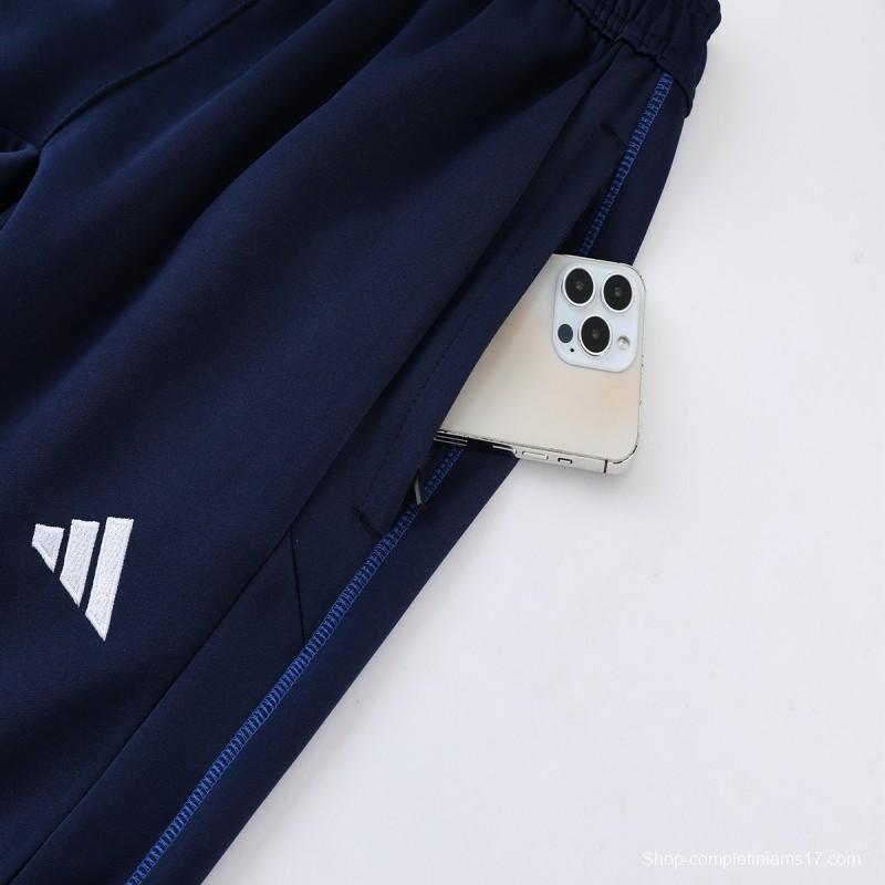 2023 Adidas Blue Full Zipper Jacket +Pants