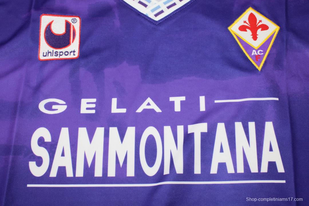 Retro 94/95 Fiorentina Home Jeresy