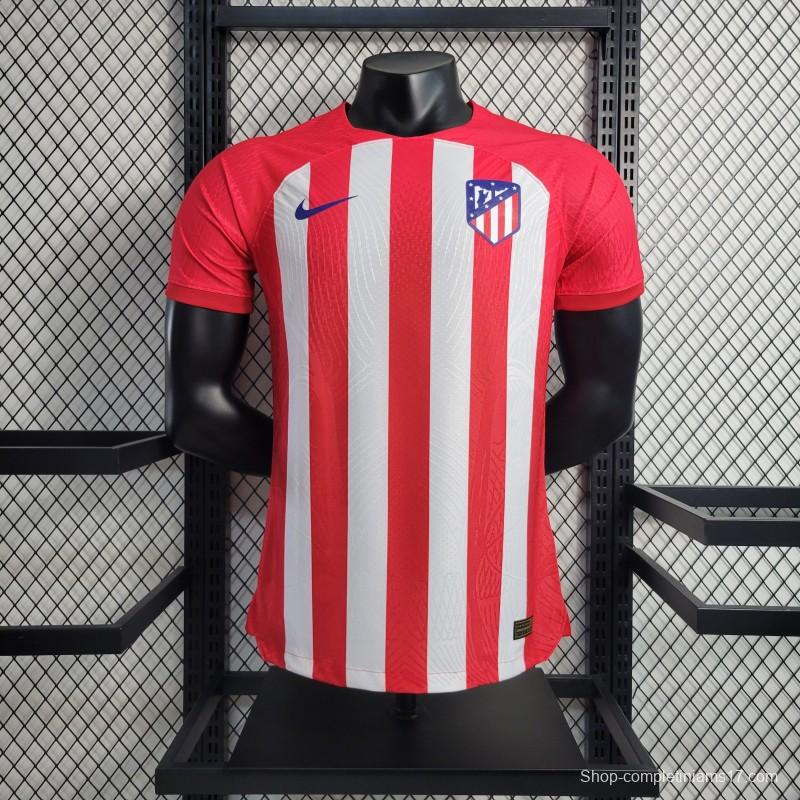 Player Version 23-24 Atletico Madrid Home Jersey