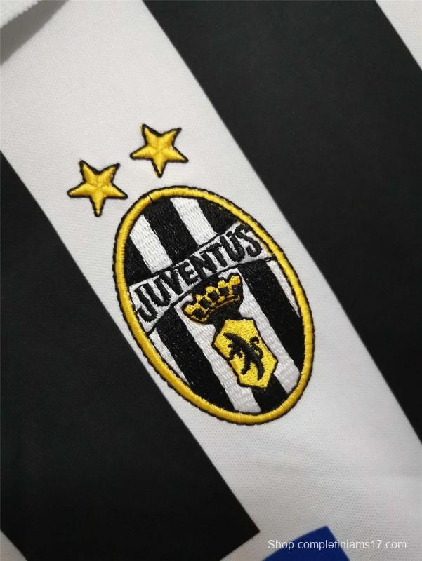 Retro 99/00 Juventus Home Long Sleeve Jersey