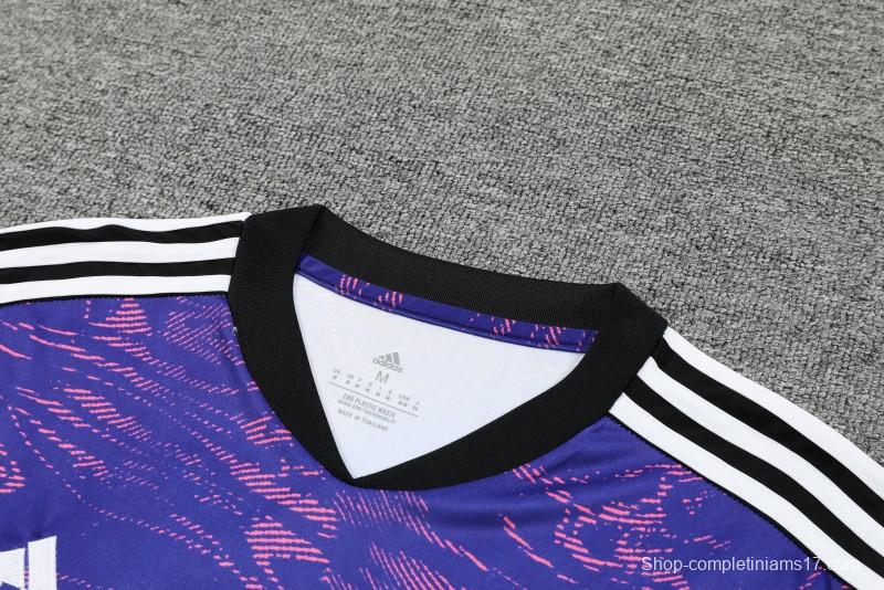 23-24 Juventus Purple Short Sleeve+Shorts