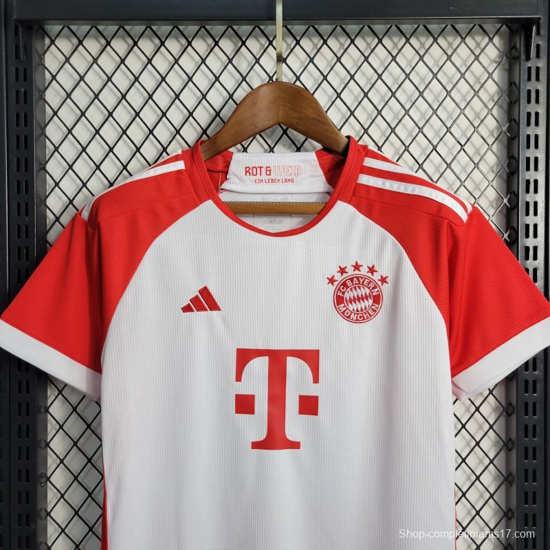 23-24 KIDS Bayern Munich Home Jersey