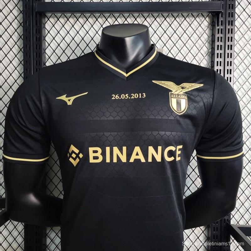 Player Version 23-24 Lazio Black 10th Anniversary Edition Jersey