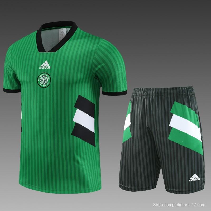 23 24 Celtic Green Remake Icon Short Sleeve+Shorts