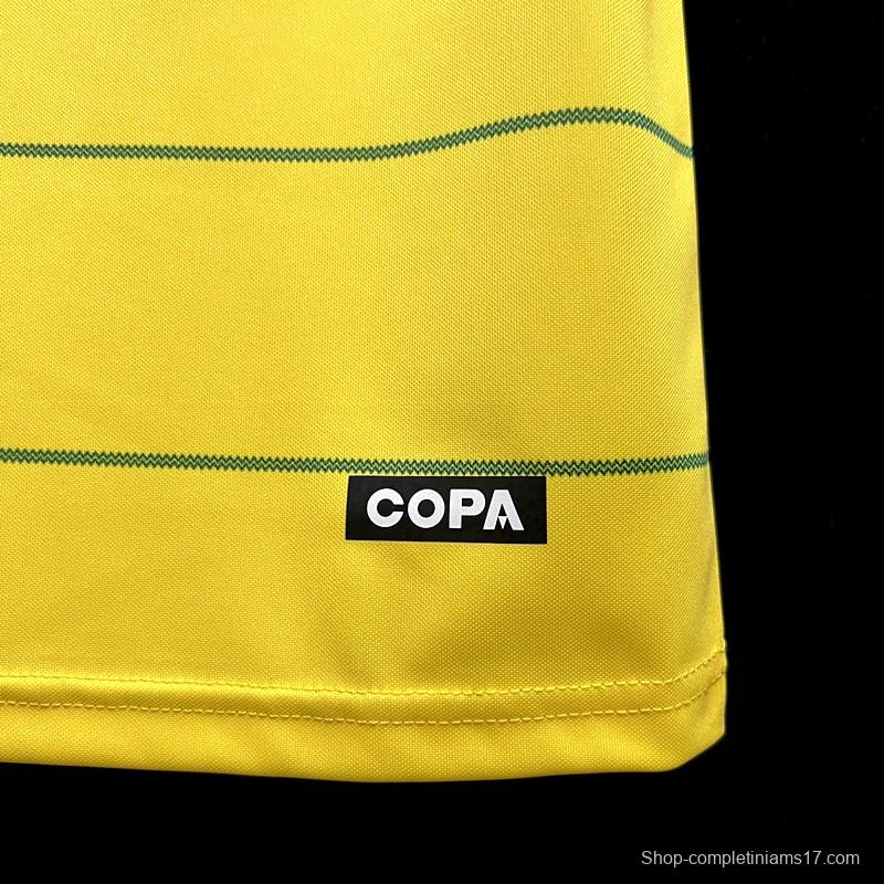 Retro Brazil 1984 Home Jersey