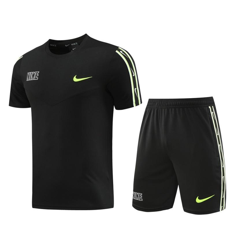 23/24 NIKE Black Short Sleeve Jersey+Pants