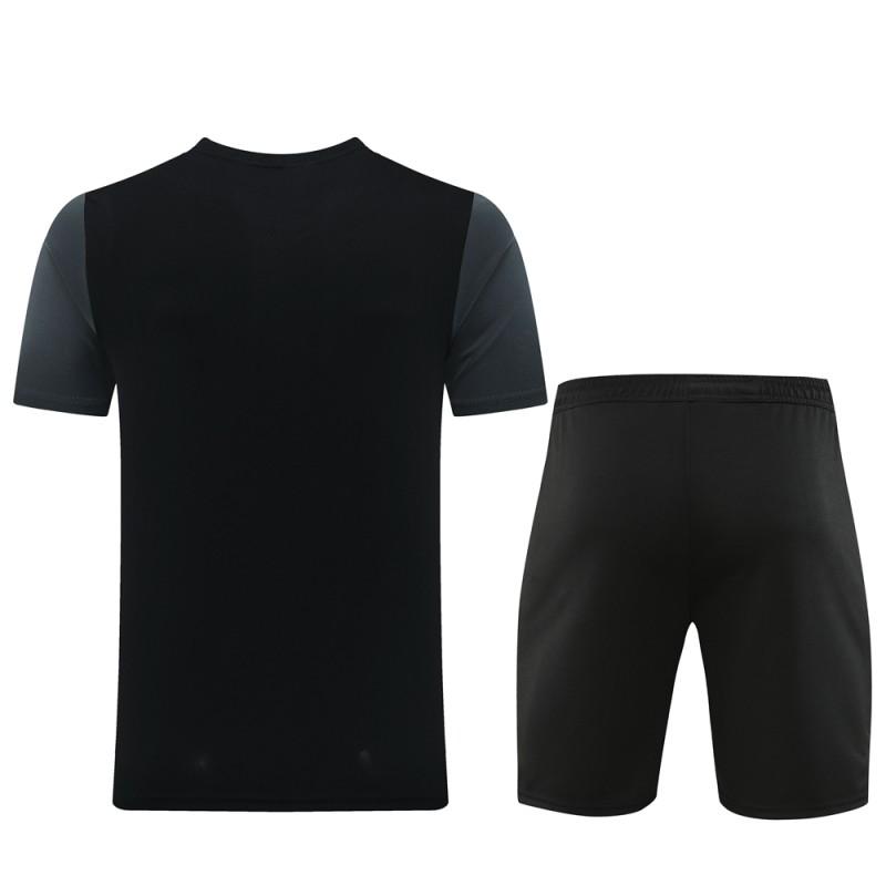 23/24 NIKE Black/Grey Short Sleeve Jersey+Pants