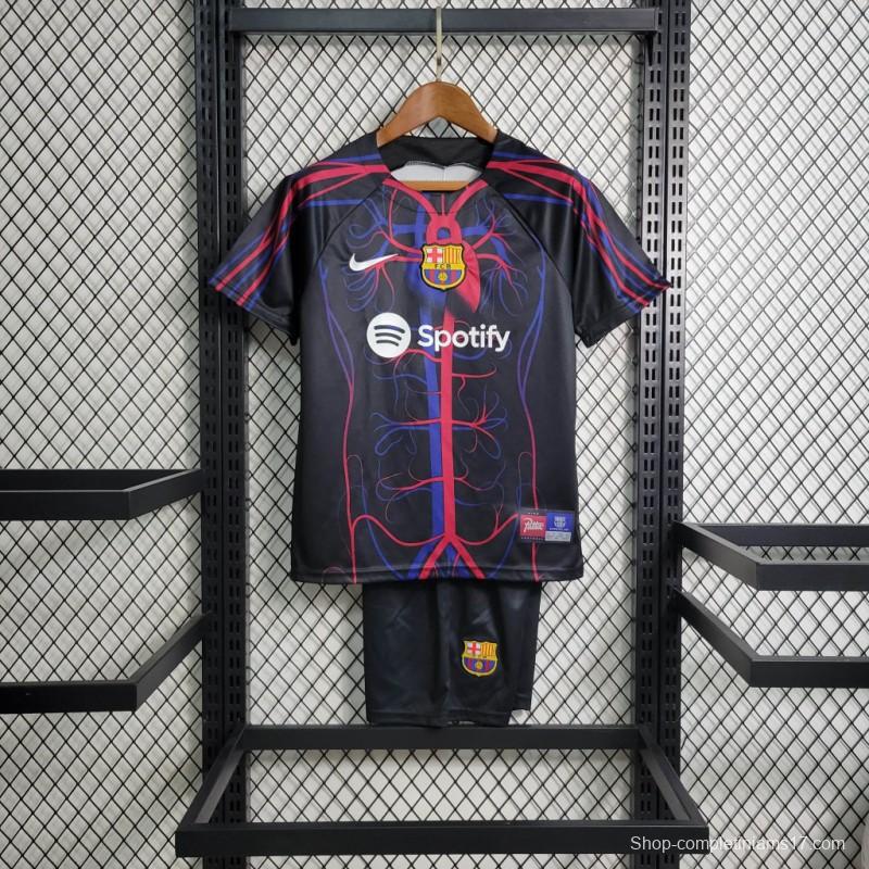 23/24 Kids Barcelona Patta Special Edition Pre-Match Jersey