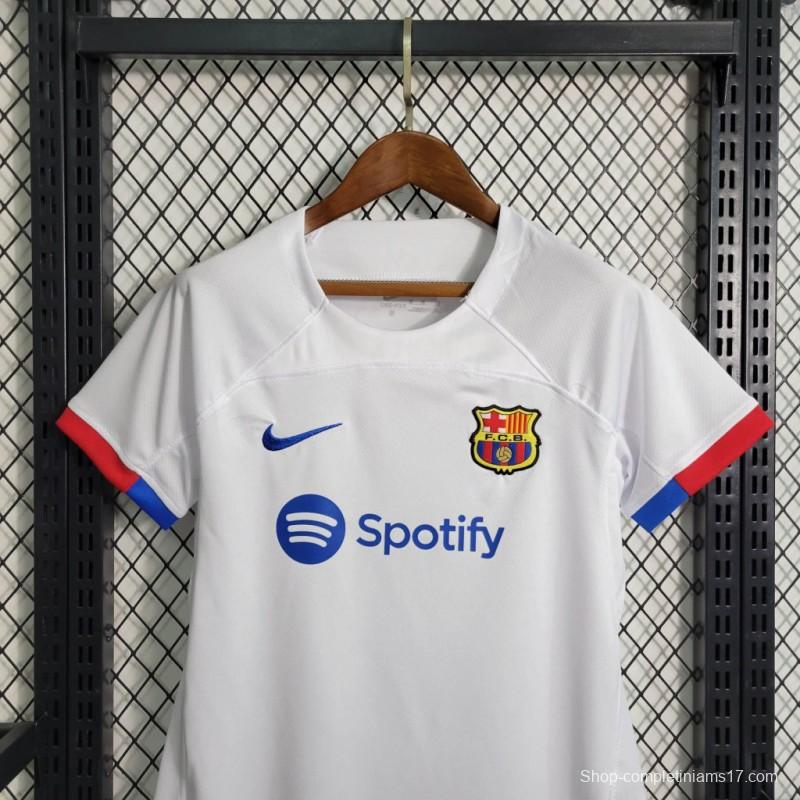 23-24 Women Barcelona Away Jersey