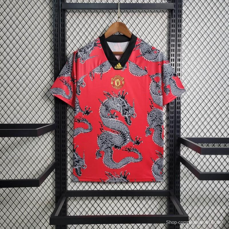 Retro 19/20 Manchester United Spring Festival China Dragon Special Edition Jersey