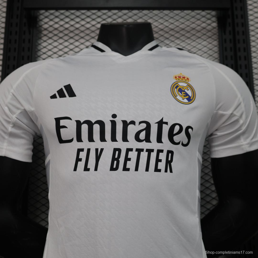 Player Version 24/25 Real Madrid Home Jersey