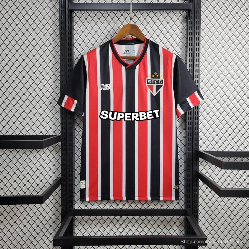 24/25 Sao Paulo Away Jersey + With Patch