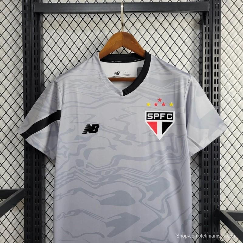 24/25 Sao Paulo Home Gray Goalkeeper Jersey