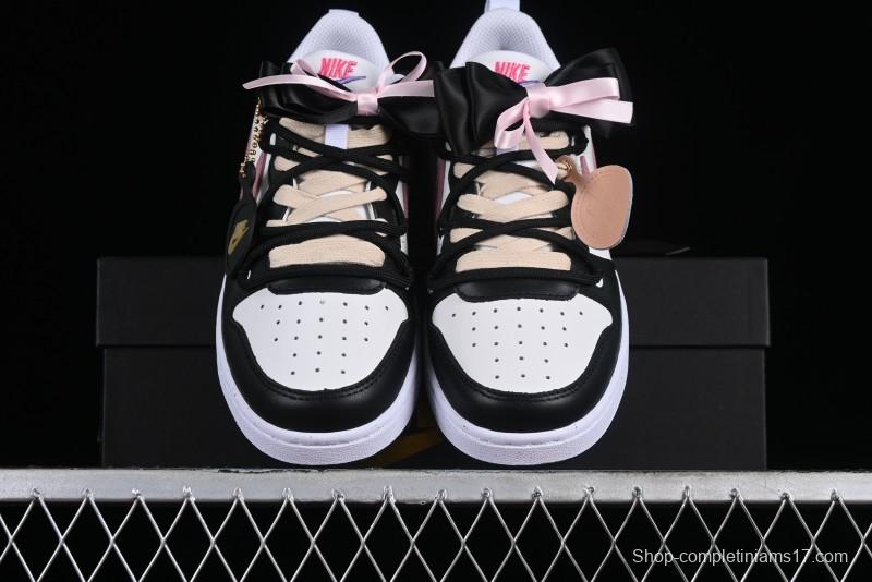 Nike Court Borough Love Rose Pink Non-Slip Wear-Resistant Low-Cut Sneakers