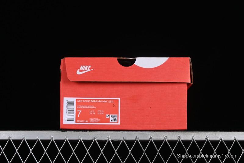 Nike Court Borough Low 2 Casual Campus Sneakers with Retro Basketball Design - FZ5525-161