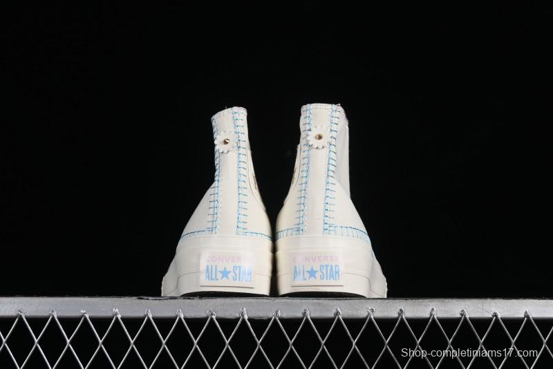Converse All Star Lift Stitch Daisy Vulcanized Canvas Sneakers - A08731C