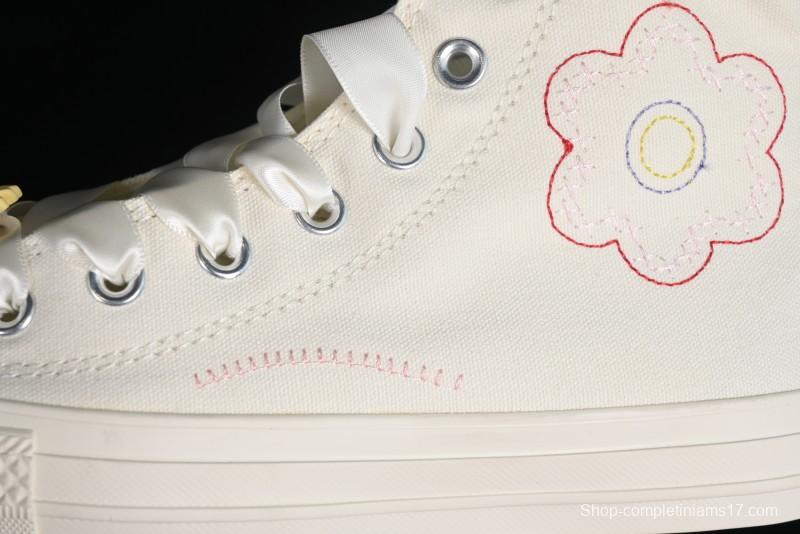 Converse All Star Retro Daisy Floral High Top Casual Sneakers - A05195C
