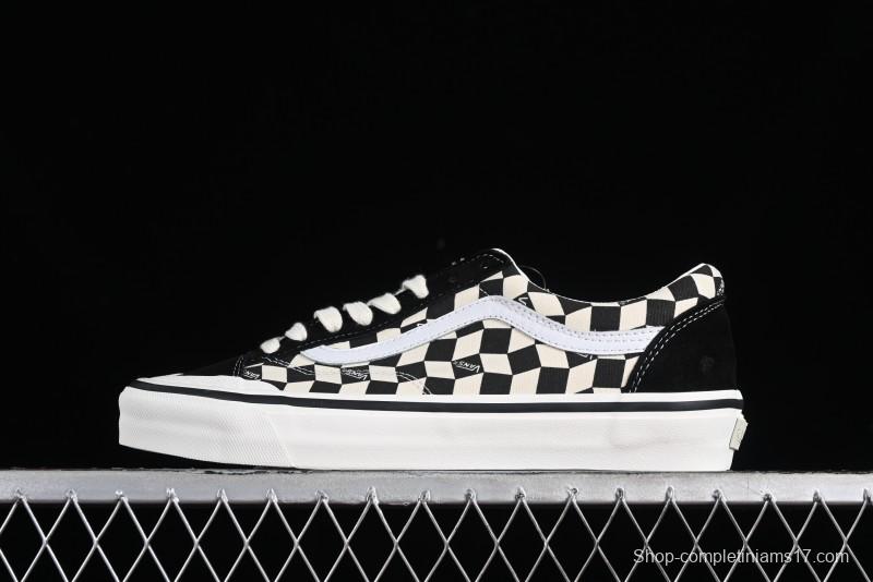 Vans Old Skool Reissue 136 High-End Series Canvas Sneakers with Toe Cap Design - VN000MT6BPQ