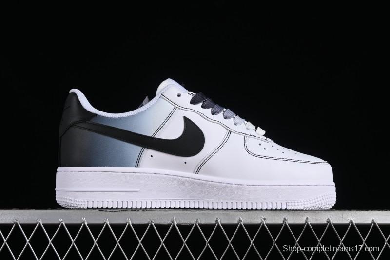 Nike Air Force 1 '07 Low Custom Anime Theme Gradient Brown Swoosh Casual Sneakers - FN0366-103