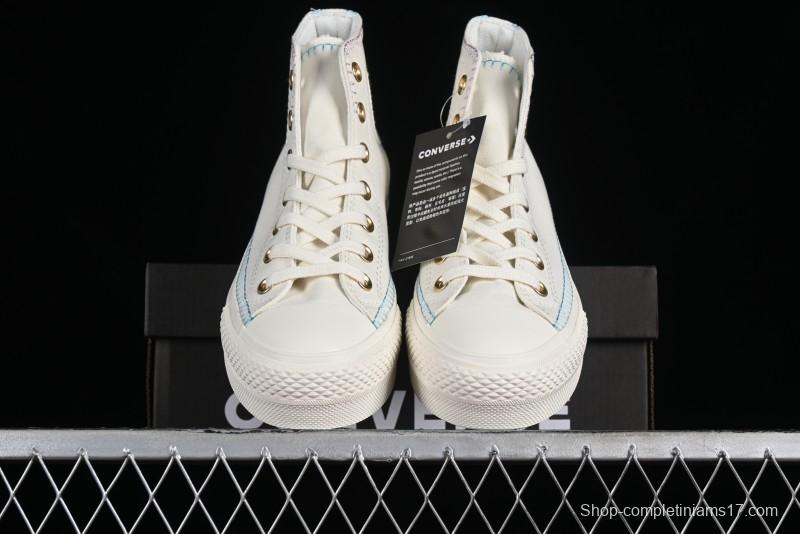 Converse All Star Lift Stitch Daisy Vulcanized Canvas Sneakers - A08731C