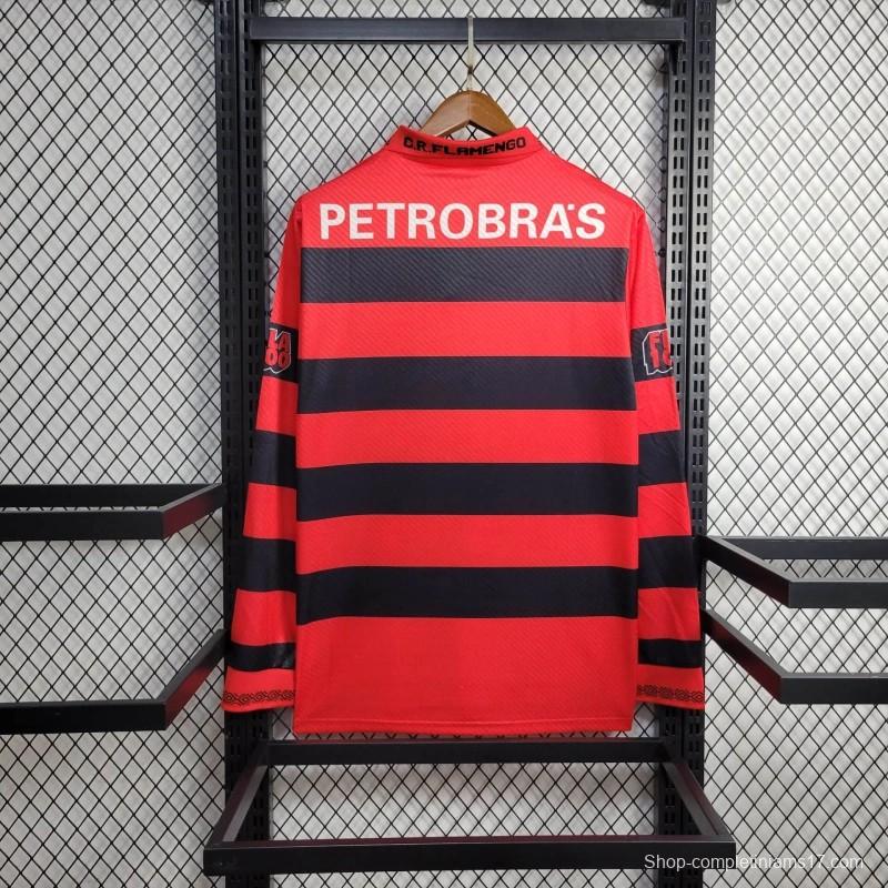 Retro 94/95 Flamengo Home Long Sleeve Jersey