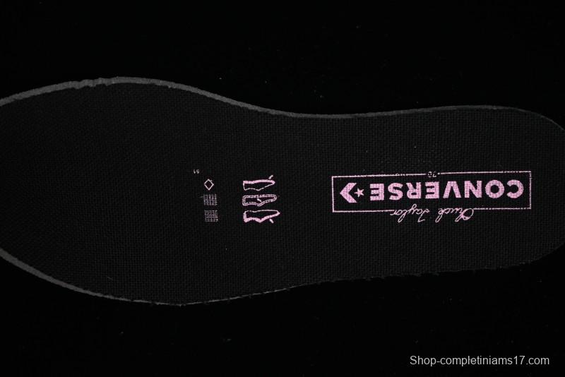 Converse Chuck 70s Low-Top Casual Sneakers with Black-Pink Chain Design - A09542C