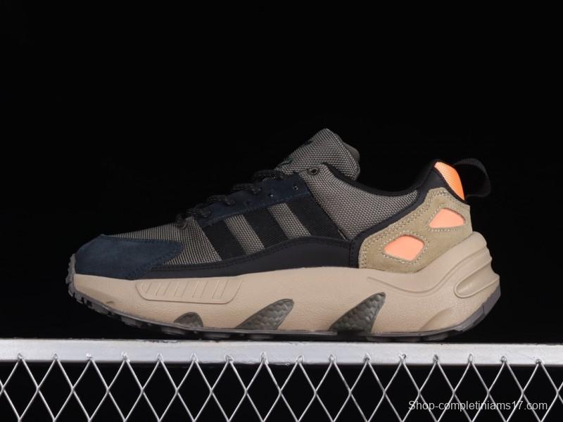 Adidas Originals ZX 22 Boost Retro Running Shoes with Full-Length BOOST Cushion - GX7006