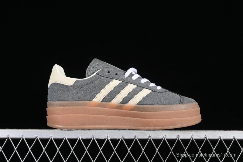 Adidas Originals Gazelle Bold IE0428 Low-Top Sneakers with Thick Sole for Casual Wear, Anti-Slip and Durable - IE0428
