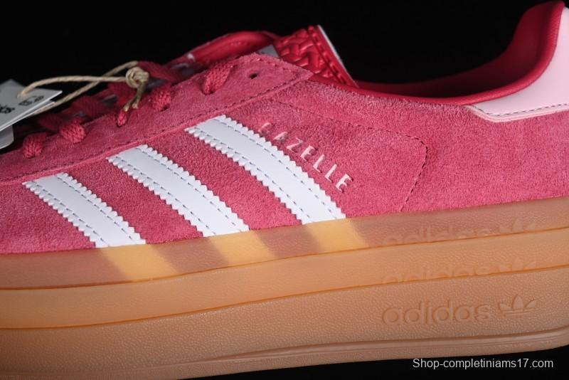 Adidas Originals Gazelle Bold Low-Top Sneakers with Anti-Slip Thick Sole - ID6997