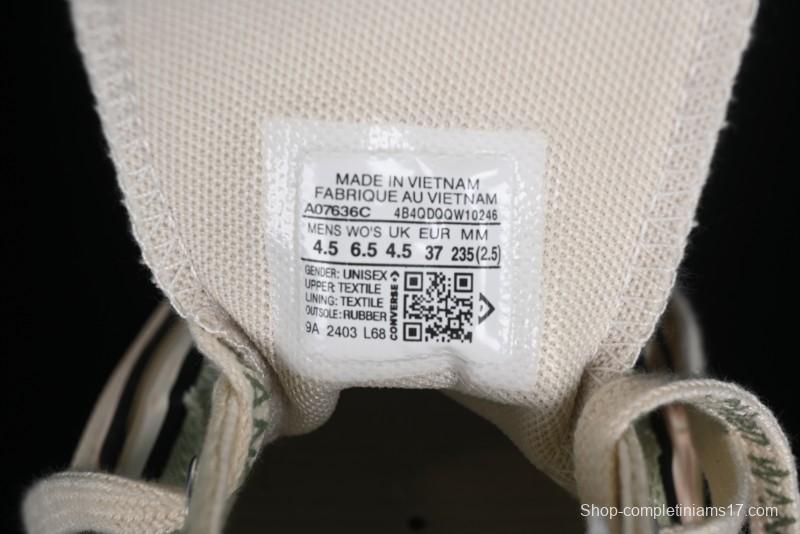 Feng Chen Wang Converse Chuck 70 Low Unisex Deconstructed Canvas Sneakers - A07636C