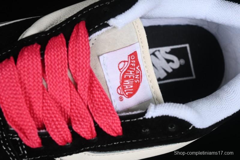 Vans Classics Knu Skool Retro Skate Shoes with Thickened Tongue and Oversized Toe - VN0009QCBLK