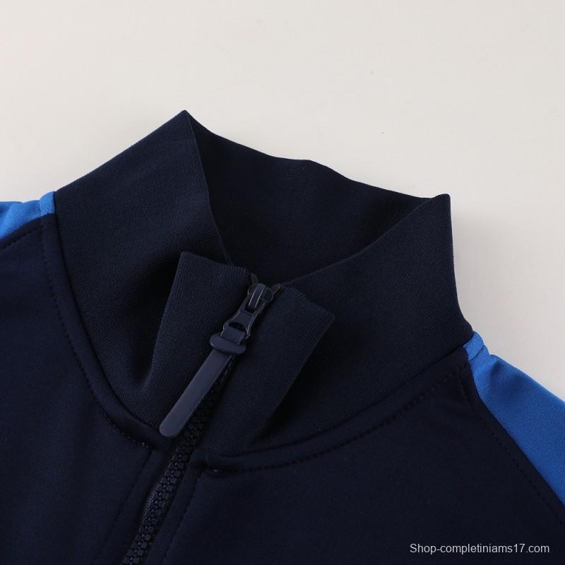 24/25 Nike Navy/Blue Full Zipper Jacket +Long Pants