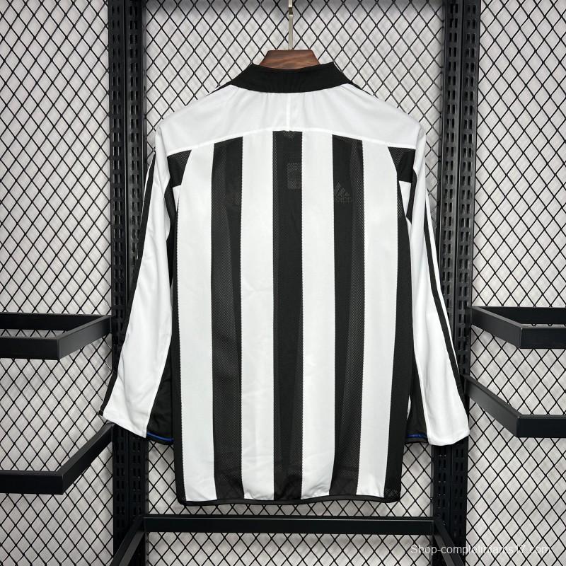 Retro 03/05 Newcastle United Home Long Sleeve Jersey