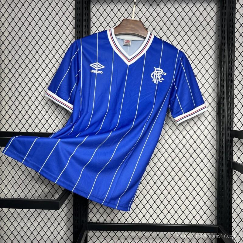 Retro 82/84 Glasgow Rangers Home Jersey