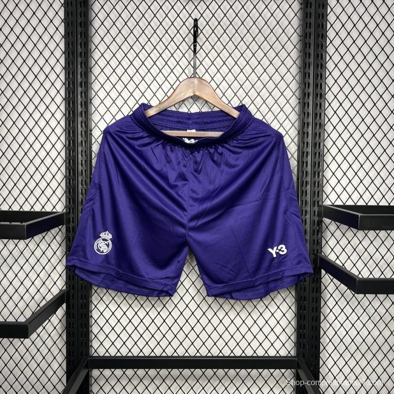 24/25 Real Madrid x Y3 Purple Special Edition Shorts