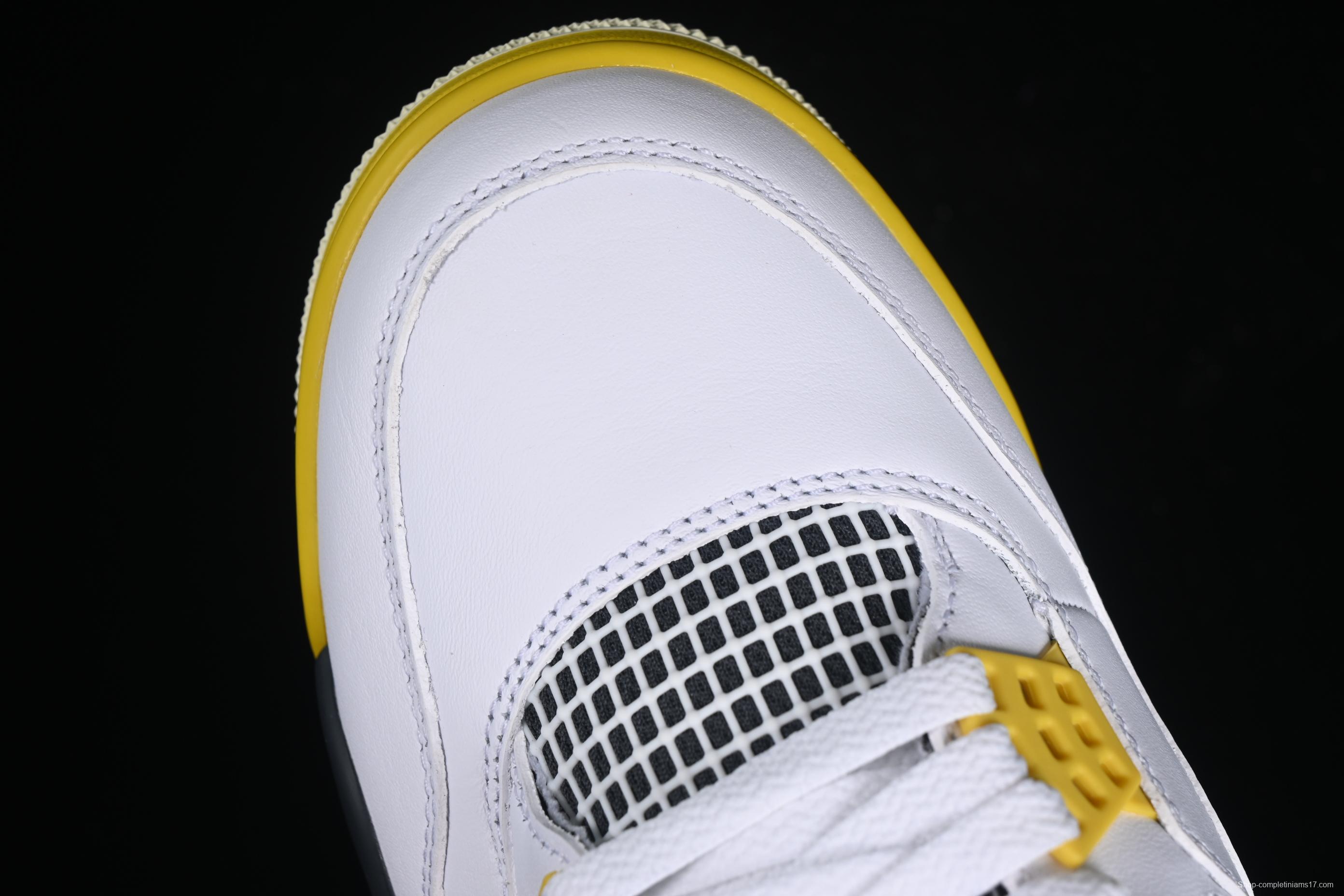 Nike Air Jordan 4 Retro Vivid Sulfur Sneakers - AQ9129-101