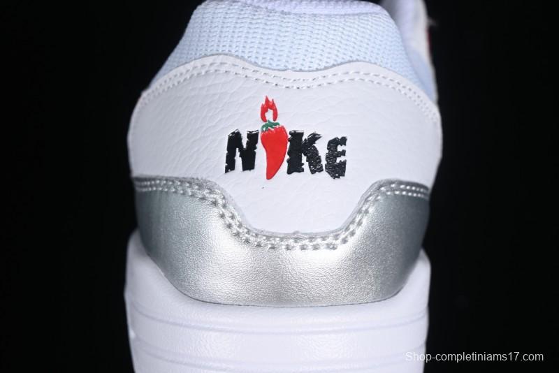 Nike Air Max 1 Retro Running Shoes with Half-Sole Air Cushion - HF7746-100