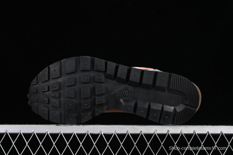 Nike Sacai VaporWaffle 3.0 Deconstructed Sneakers with Overlapping Swoosh and Dual Tongue - DD1875-107