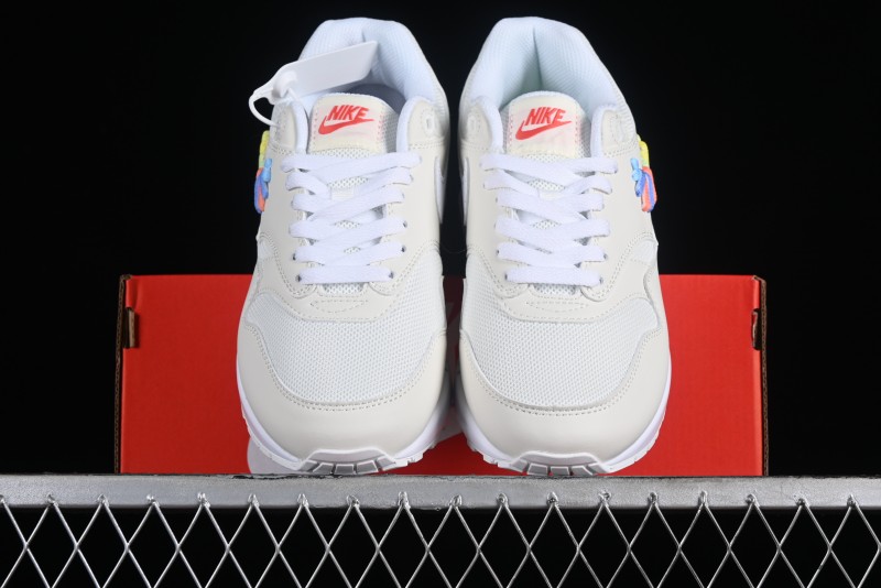 Nike Air Max 1 Retro Running Shoes with Half-Sole Air Cushion - FN4782-100
