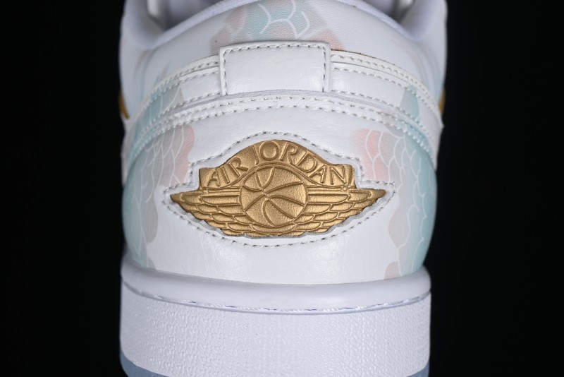 Nike Air Jordan 1 Low AJ1 Chinese New Year Limited Edition New Chinese Style Custom Steam Puppet - Third Prince Ao Bing Low Top Casual Sneakers FN8901-164