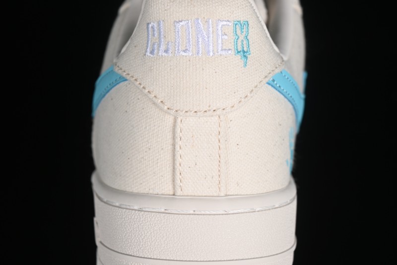 Nike RTFKT x Nike Air Force 1 Low Casual Sneakers with Full-Length Air Cushion - FQ3954-100