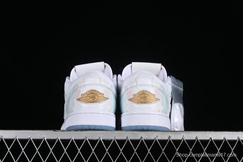 Nike Air Jordan 1 Low AJ1 Chinese New Year Limited Edition New Chinese Style Custom Steam Puppet - Third Prince Ao Bing Low Top Casual Sneakers FN8901-164