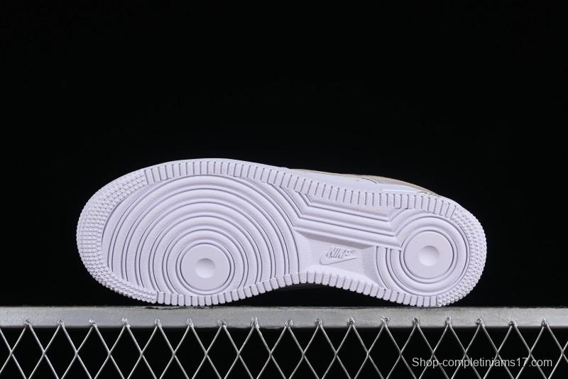 Nike Air Force 1 '07 Low Custom Official Hot-Sale Anime Theme Gradient Yellow Swoosh Casual Sneakers - FN0366-104