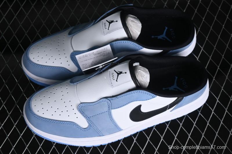 Nike Air Jordan 1 Mule Golf Shoes with University Blue Colorway - FJ1214-400